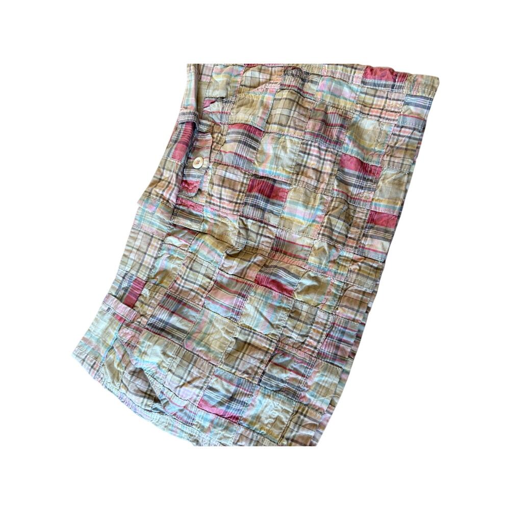 Aeropostale Y2k Checkered Patchwork Mini Skirt - image 3